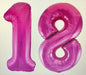 Age 18 Number Foil Balloons - The Ultimate Balloon & Party Shop