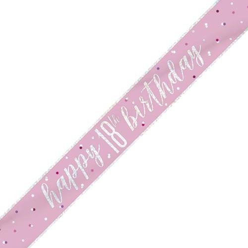 18th Birthday Banner - The Ultimate Balloon & Party Shop