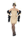1920's Flapper Gold (Short) Costume The Ultimate Balloon And Party Shop Cheltenham & Gloucester Balloons & Fancy Dress 