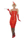1920's Flapper Red (Long) Costume The Ultimate Balloon And Party Shop Cheltenham & Gloucester Balloons & Fancy Dress 
