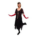 1920s Flapper Dress Hire Costume - Deluxe Black & Red The Ultimate Balloon And Party Shop Cheltenham & Gloucester Balloons & Fancy Dress 