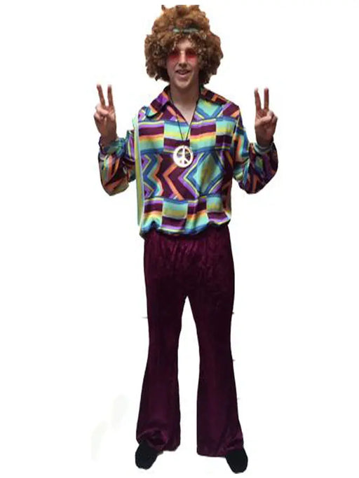 1960s/1970s Hippy Ex Hire Costume - ZigZag CND The Ultimate Balloon And Party Shop Cheltenham & Gloucester Balloons & Fancy Dress 