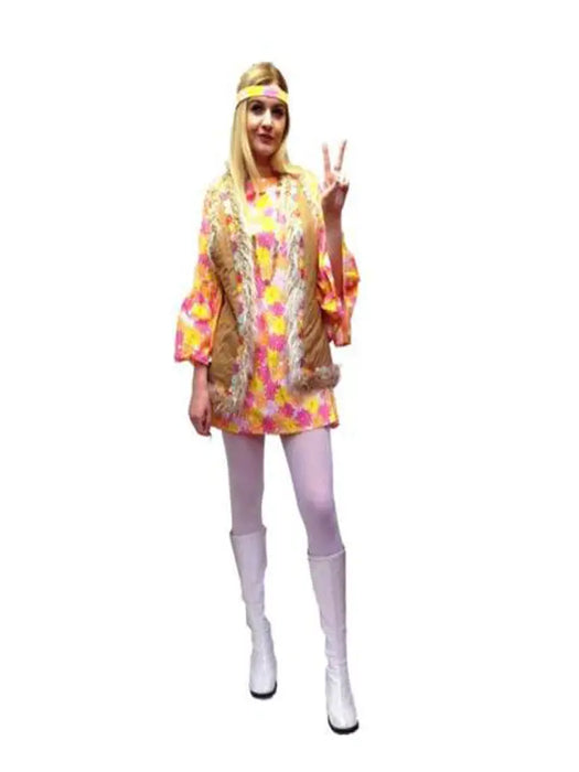 1960s Twiggy Dress Hire Costume - Pink The Ultimate Balloon And Party Shop Cheltenham & Gloucester Balloons & Fancy Dress 