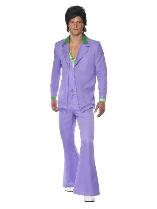 1970's Suit Costume - Lavender The Ultimate Balloon And Party Shop Cheltenham & Gloucester Balloons & Fancy Dress 