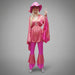 1970s Disco Lady EX Hire Costume - Pink (+Size) The Ultimate Balloon And Party Shop Cheltenham & Gloucester Balloons & Fancy Dress 