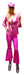 1970s Disco Lady Hire Costume - Pink The Ultimate Balloon And Party Shop Cheltenham & Gloucester Balloons & Fancy Dress 