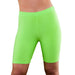 1980's Neon Cycling Shorts - Green The Ultimate Balloon And Party Shop Cheltenham & Gloucester Balloons & Fancy Dress 