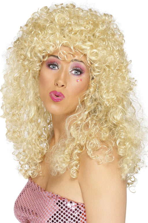 1980s Boogie Babe Wig, Blonde The Ultimate Balloon And Party Shop Cheltenham & Gloucester Balloons & Fancy Dress 