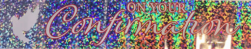 1st Confirmation Foil Banner The Ultimate Balloon And Party Shop Cheltenham & Gloucester Balloons & Fancy Dress 