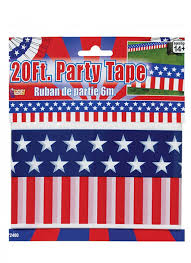 USA party tape 6m - The Ultimate Balloon & Party Shop