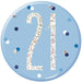 21 Birthday Badge - Blue The Ultimate Balloon And Party Shop Cheltenham & Gloucester Balloons & Fancy Dress 