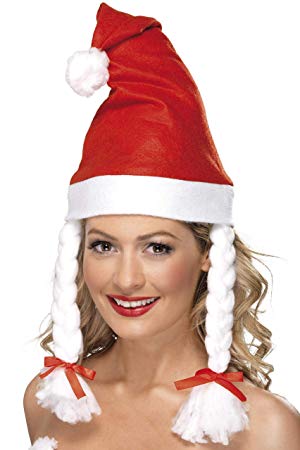 Santa Hat With Plaits - The Ultimate Balloon & Party Shop