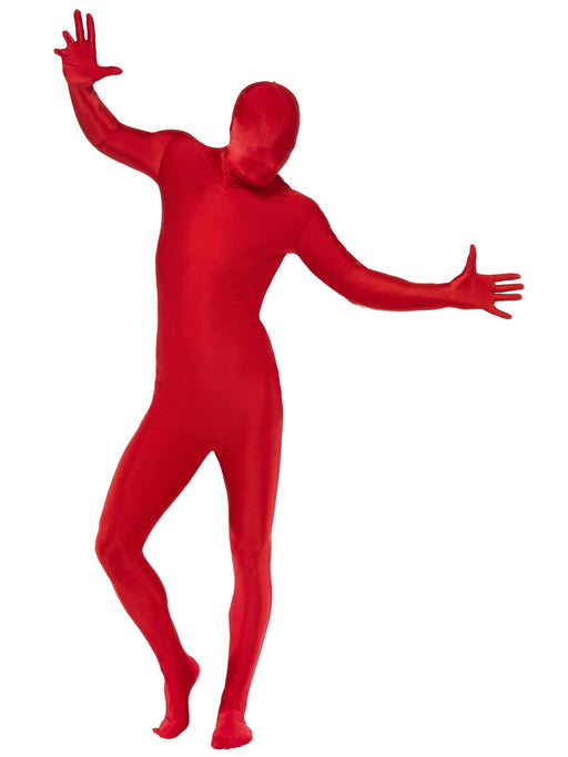 Second Skin Suit (Red) Costume - The Ultimate Balloon & Party Shop