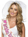 White Brides Veil - Floral Design - The Ultimate Balloon & Party Shop