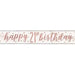 21st Birthday Banner - The Ultimate Balloon & Party Shop