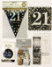 21st Birthday Party Pack - Black/Gold The Ultimate Balloon And Party Shop Cheltenham & Gloucester Balloons & Fancy Dress 