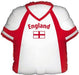 22” Foil England Shirt Shape Balloon The Ultimate Balloon And Party Shop Cheltenham & Gloucester Balloons & Fancy Dress 