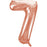 Number 7 Foil Balloon Rose Gold - The Ultimate Balloon & Party Shop