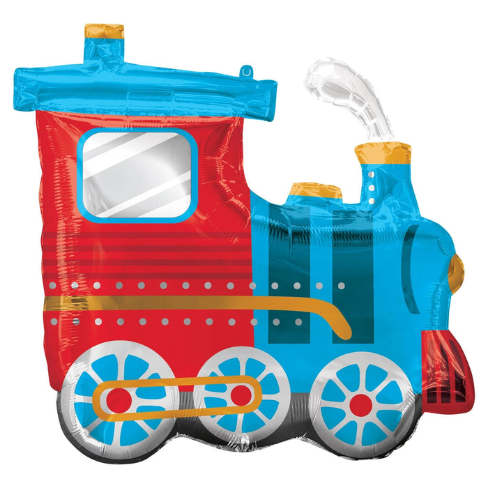 25” Train Supershape Balloon The Ultimate Balloon And Party Shop Cheltenham & Gloucester Balloons & Fancy Dress 