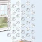 25th Silver Anniversary String Decoration The Ultimate Balloon And Party Shop Cheltenham & Gloucester Balloons & Fancy Dress 