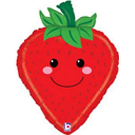 26” Foil Strawberry Shape Balloon The Ultimate Balloon And Party Shop Cheltenham & Gloucester Balloons & Fancy Dress 