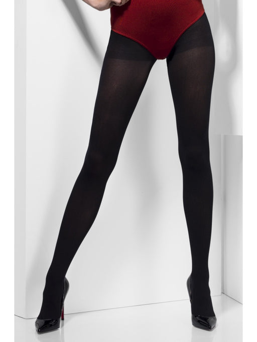 Opaque Coloured Tights - Black - The Ultimate Balloon & Party Shop