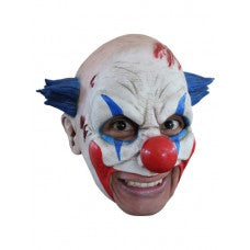 Horror Clown Mask - 3/4 latex chin strap