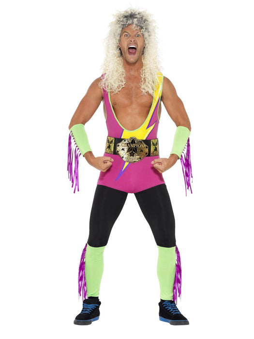 1990's Retro Wrestler Costume - The Ultimate Balloon & Party Shop