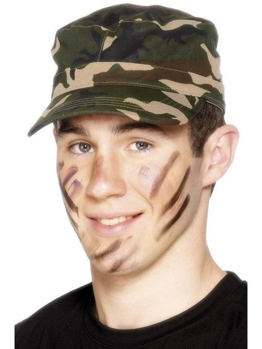 Camouflage Print Army Cap - The Ultimate Balloon & Party Shop