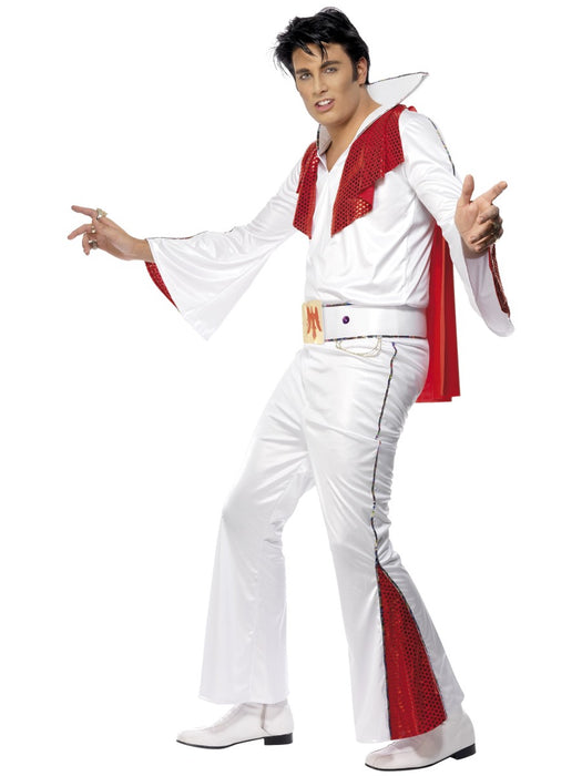 Elvis DLX White Costume - The Ultimate Balloon & Party Shop