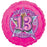 18" Foil Age 13 Balloon - Pink - The Ultimate Balloon & Party Shop