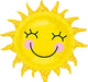 29" Foil Smiling Sun Large Balloon The Ultimate Balloon And Party Shop Cheltenham & Gloucester Balloons & Fancy Dress 