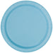 Round Paper Plates - Light Blue - The Ultimate Balloon & Party Shop