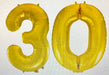 Age 30 Number Foil Balloons - The Ultimate Balloon & Party Shop