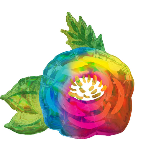 30" Foil Iridescent Flower Shape Balloon The Ultimate Balloon And Party Shop Cheltenham & Gloucester Balloons & Fancy Dress 