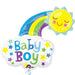 30” Foil Large Cloud Shape Balloon - Baby Boy The Ultimate Balloon And Party Shop Cheltenham & Gloucester Balloons & Fancy Dress 