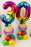 Giant number on bubble pillar multi colours - The Ultimate Balloon & Party Shop