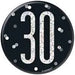 30th Birthday Badge - Black The Ultimate Balloon And Party Shop Cheltenham & Gloucester Balloons & Fancy Dress 