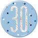 30th Birthday Badge - Blue The Ultimate Balloon And Party Shop Cheltenham & Gloucester Balloons & Fancy Dress 