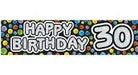 30th Birthday Banner The Ultimate Balloon And Party Shop Cheltenham & Gloucester Balloons & Fancy Dress 
