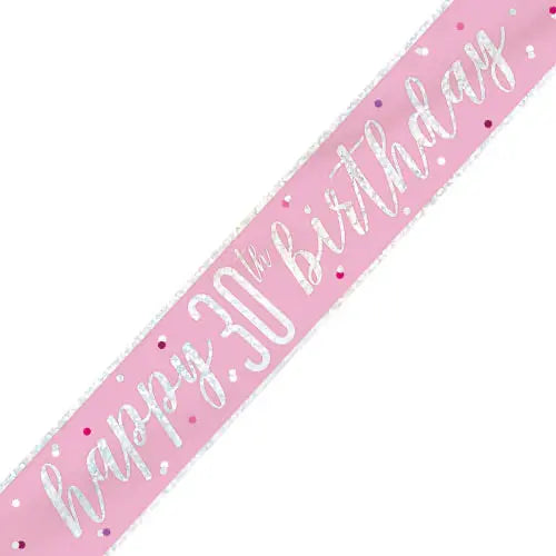 30th Birthday Banner The Ultimate Balloon And Party Shop Cheltenham & Gloucester Balloons & Fancy Dress 