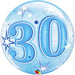 30th Birthday Deco Bubble Balloon -  Blue The Ultimate Balloon And Party Shop Cheltenham & Gloucester Balloons & Fancy Dress 