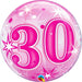 30th Birthday Deco Bubble Balloon -  Pink The Ultimate Balloon And Party Shop Cheltenham & Gloucester Balloons & Fancy Dress 