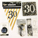 30th Birthday Party Pack - Black/Gold The Ultimate Balloon And Party Shop Cheltenham & Gloucester Balloons & Fancy Dress 