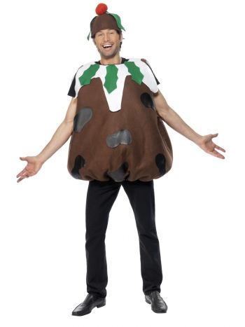 Adult Christmas Pudding Costume - The Ultimate Balloon & Party Shop