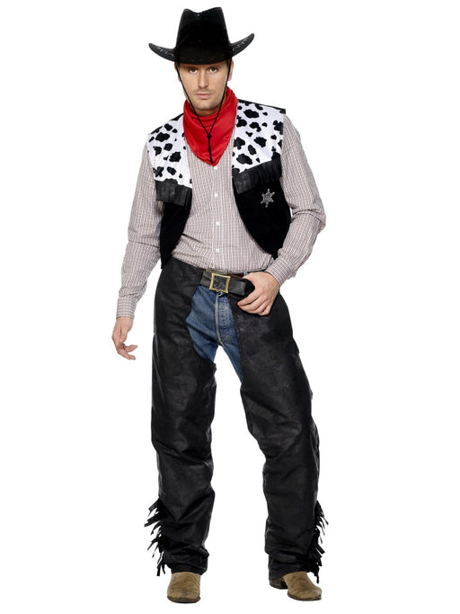 Cowboy Leather Male Costume - The Ultimate Balloon & Party Shop