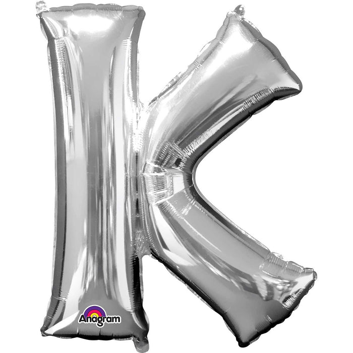 Letter K Foil Balloon - The Ultimate Balloon & Party Shop