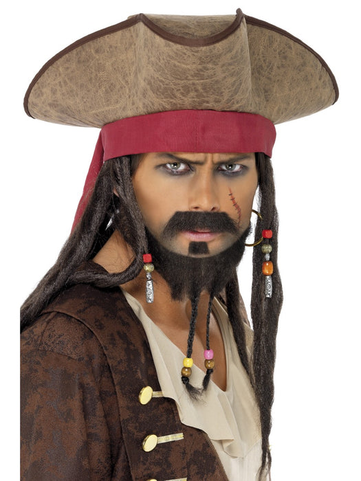 Caribbean Pirate Dreadlock Hat - The Ultimate Balloon & Party Shop