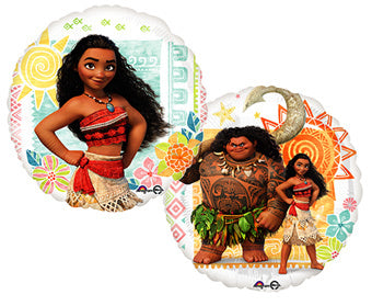 18" Foil Moana Printed Balloon - The Ultimate Balloon & Party Shop