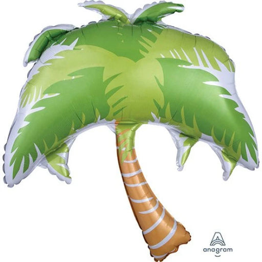 33" Foil Palm Tree Shape Balloon The Ultimate Balloon And Party Shop Cheltenham & Gloucester Balloons & Fancy Dress 